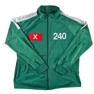 Netflix Squid Game Unisex Tracksuit Costume Jacket - Player 240 Ji-yeong - Med